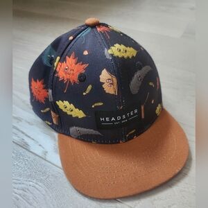 Headster Kids Leaf Pattern Snapback Hat 48cm
